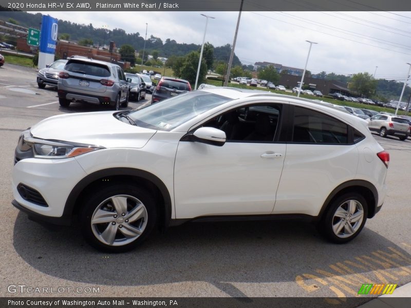 Platinum White Pearl / Black 2020 Honda HR-V EX AWD