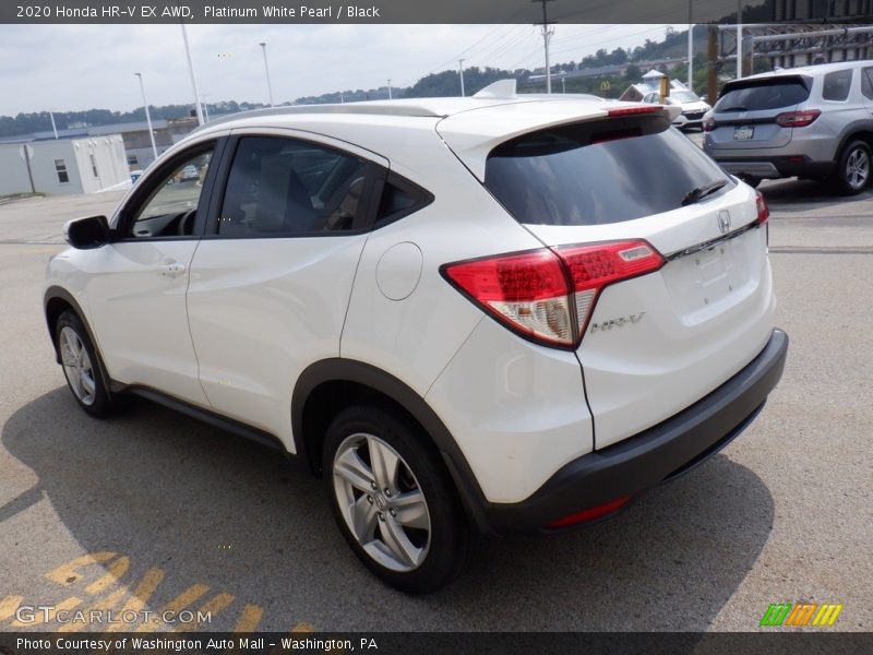 Platinum White Pearl / Black 2020 Honda HR-V EX AWD