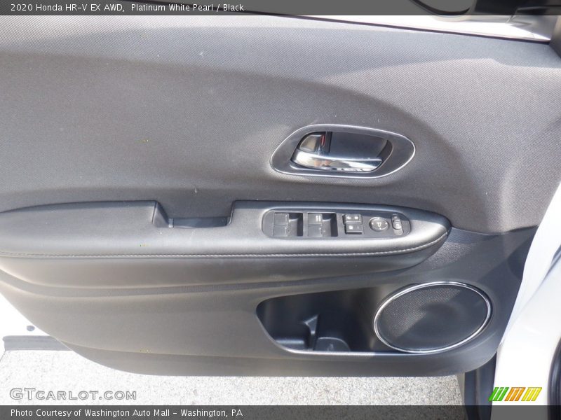 Platinum White Pearl / Black 2020 Honda HR-V EX AWD