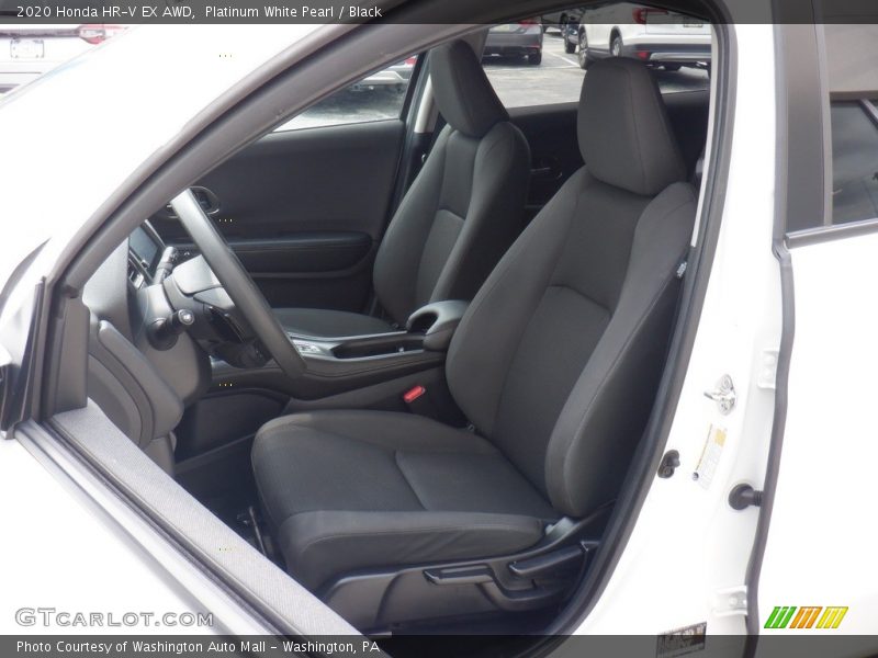 Platinum White Pearl / Black 2020 Honda HR-V EX AWD