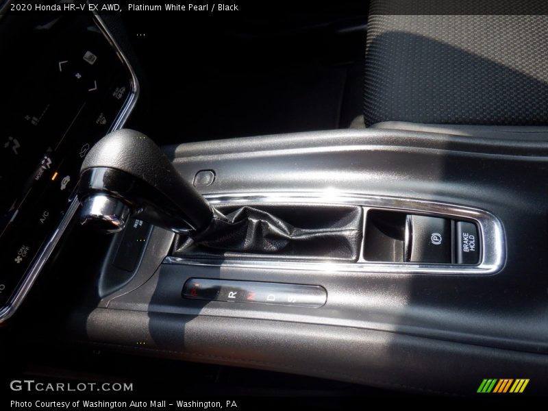 Platinum White Pearl / Black 2020 Honda HR-V EX AWD