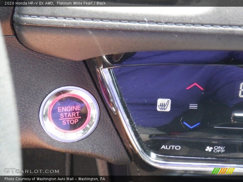 Platinum White Pearl / Black 2020 Honda HR-V EX AWD
