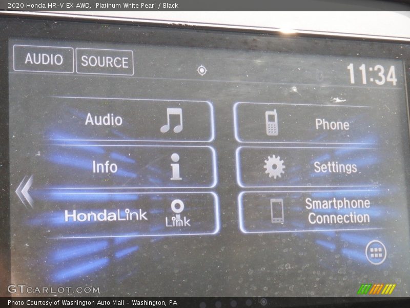 Platinum White Pearl / Black 2020 Honda HR-V EX AWD