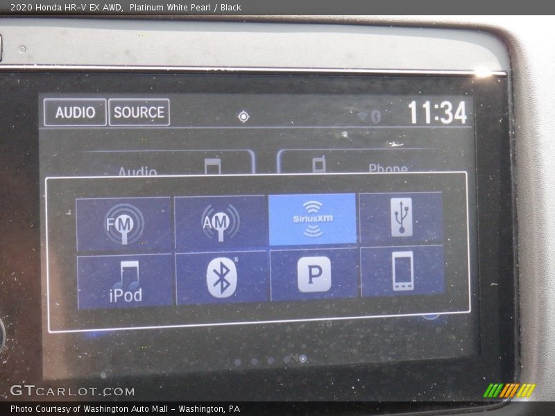 Platinum White Pearl / Black 2020 Honda HR-V EX AWD