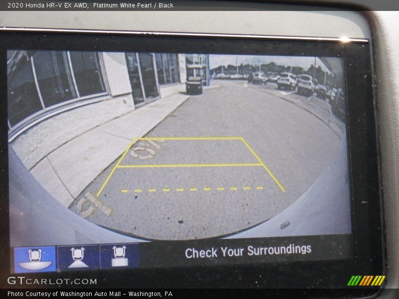 Platinum White Pearl / Black 2020 Honda HR-V EX AWD