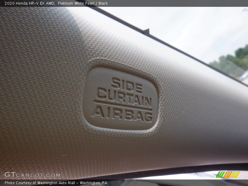 Platinum White Pearl / Black 2020 Honda HR-V EX AWD