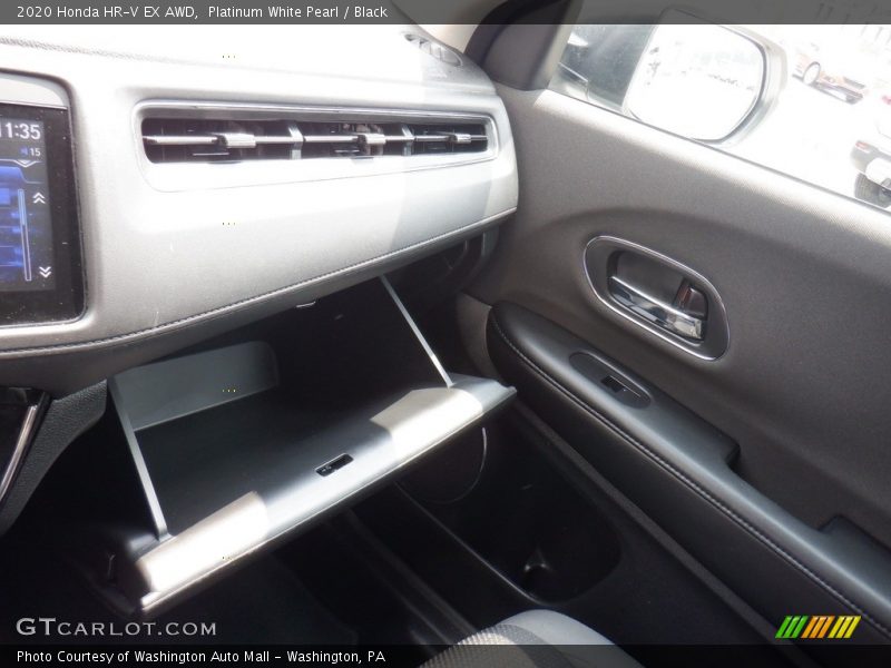 Platinum White Pearl / Black 2020 Honda HR-V EX AWD