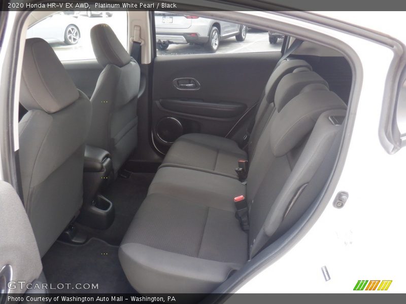 Platinum White Pearl / Black 2020 Honda HR-V EX AWD