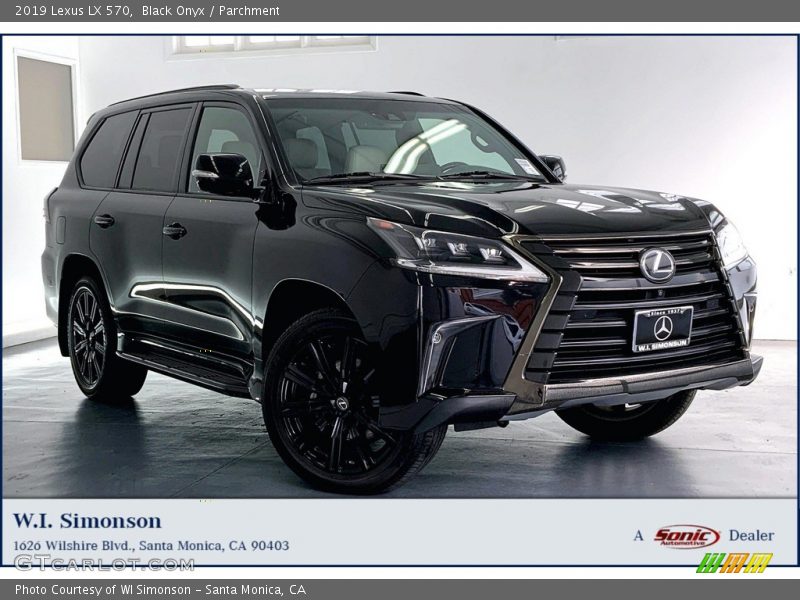 Black Onyx / Parchment 2019 Lexus LX 570