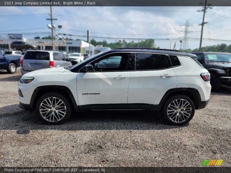 Bright White / Black 2023 Jeep Compass Limited 4x4