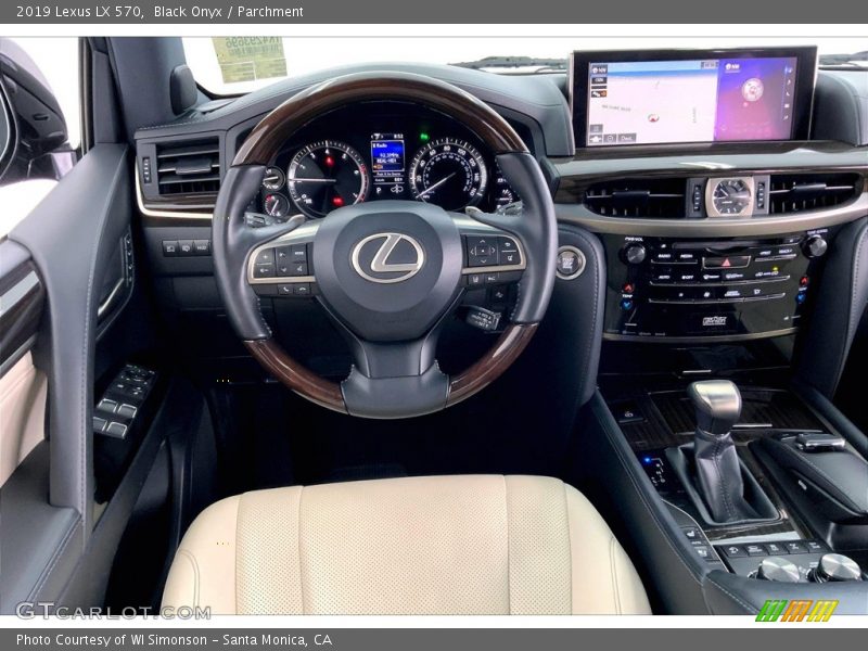Front Seat of 2019 LX 570