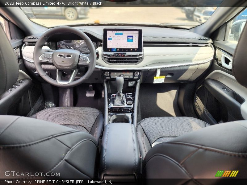 Bright White / Black 2023 Jeep Compass Limited 4x4