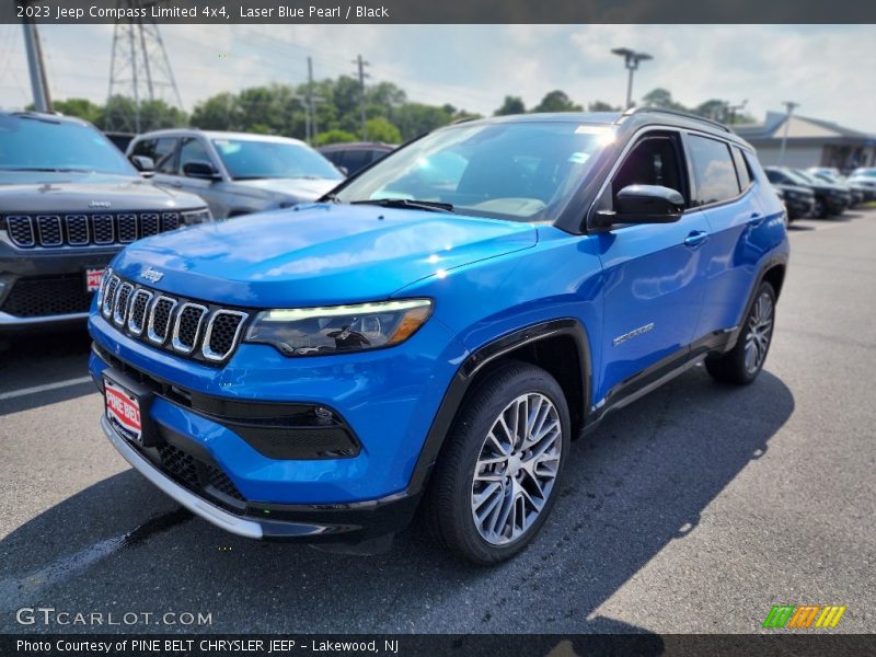 Laser Blue Pearl / Black 2023 Jeep Compass Limited 4x4