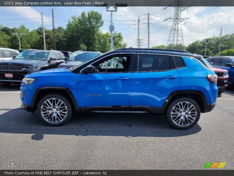 Laser Blue Pearl / Black 2023 Jeep Compass Limited 4x4