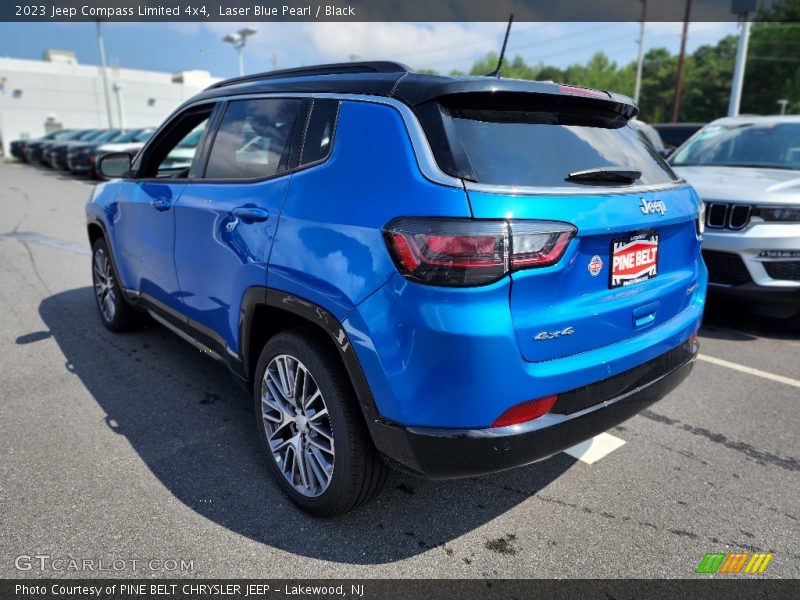 Laser Blue Pearl / Black 2023 Jeep Compass Limited 4x4