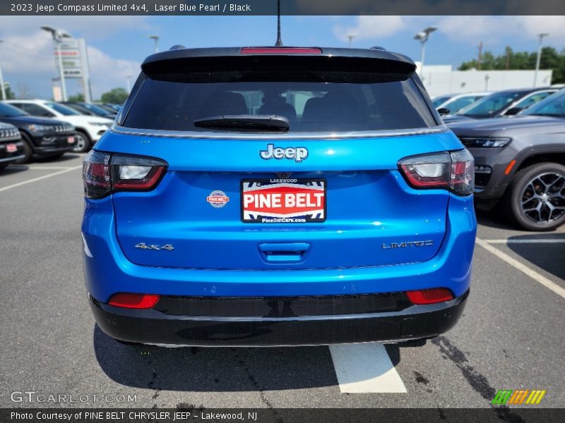 Laser Blue Pearl / Black 2023 Jeep Compass Limited 4x4