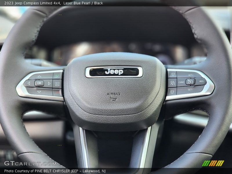 Laser Blue Pearl / Black 2023 Jeep Compass Limited 4x4