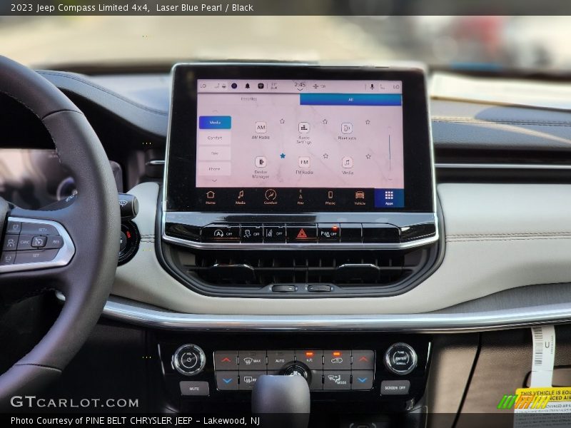Laser Blue Pearl / Black 2023 Jeep Compass Limited 4x4