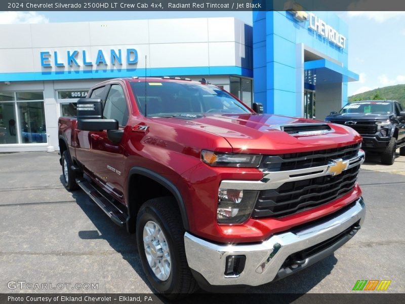Radiant Red Tintcoat / Jet Black 2024 Chevrolet Silverado 2500HD LT Crew Cab 4x4
