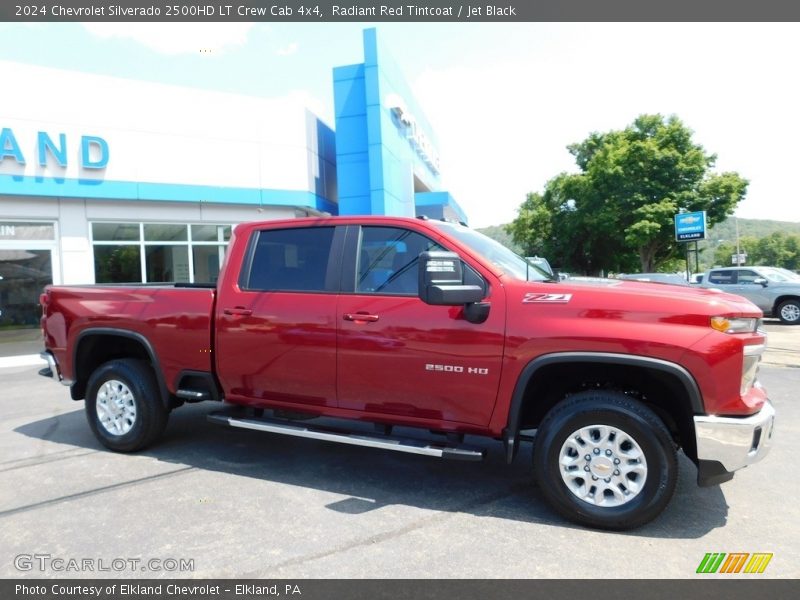 Radiant Red Tintcoat / Jet Black 2024 Chevrolet Silverado 2500HD LT Crew Cab 4x4