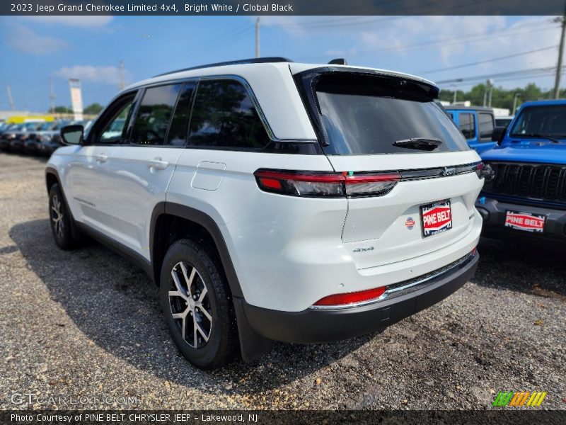 Bright White / Global Black 2023 Jeep Grand Cherokee Limited 4x4