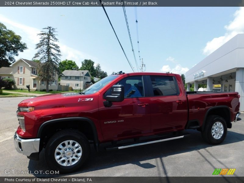Radiant Red Tintcoat / Jet Black 2024 Chevrolet Silverado 2500HD LT Crew Cab 4x4