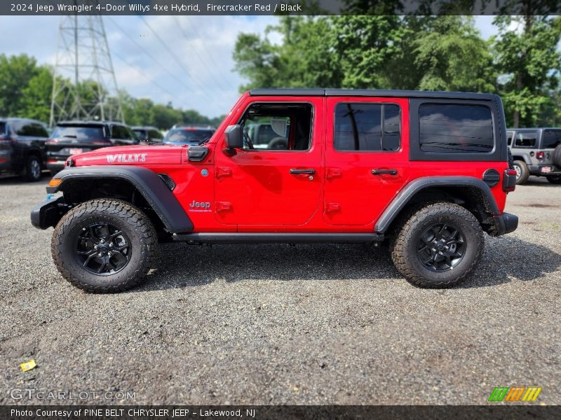  2024 Wrangler 4-Door Willys 4xe Hybrid Firecracker Red