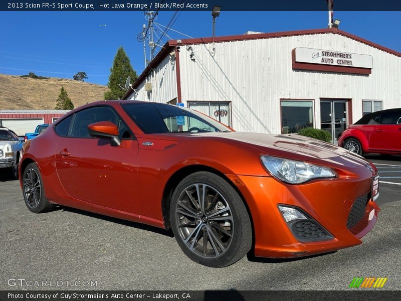 Hot Lava Orange / Black/Red Accents 2013 Scion FR-S Sport Coupe