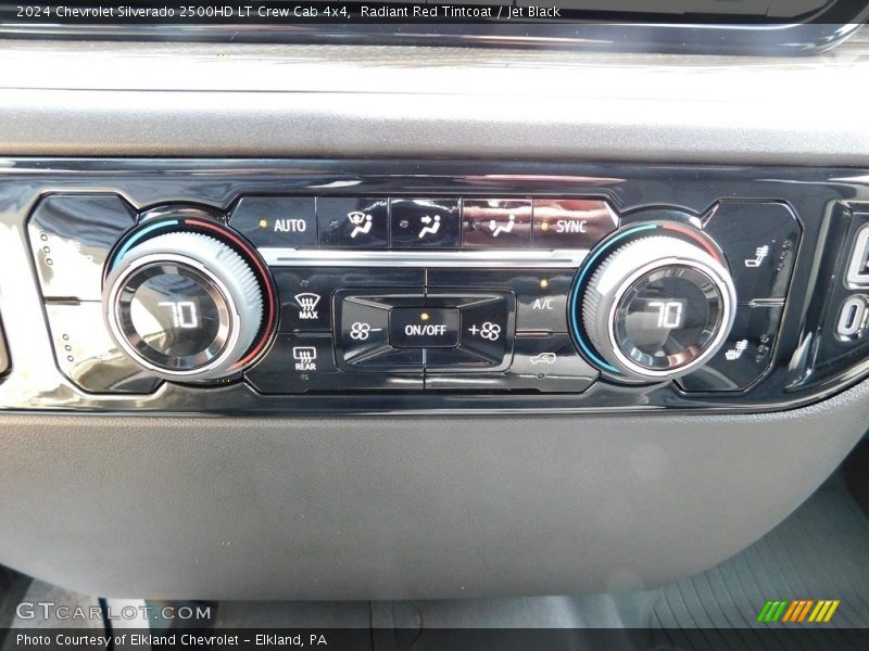 Controls of 2024 Silverado 2500HD LT Crew Cab 4x4