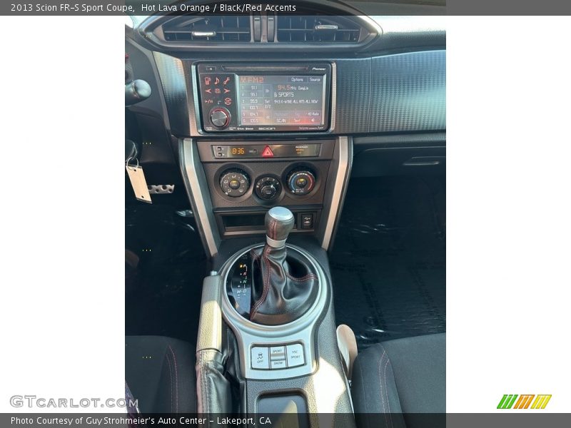 Hot Lava Orange / Black/Red Accents 2013 Scion FR-S Sport Coupe