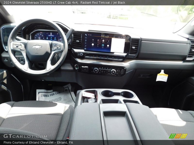 Dashboard of 2024 Silverado 2500HD LT Crew Cab 4x4