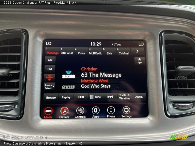 Frostbite / Black 2023 Dodge Challenger R/T Plus