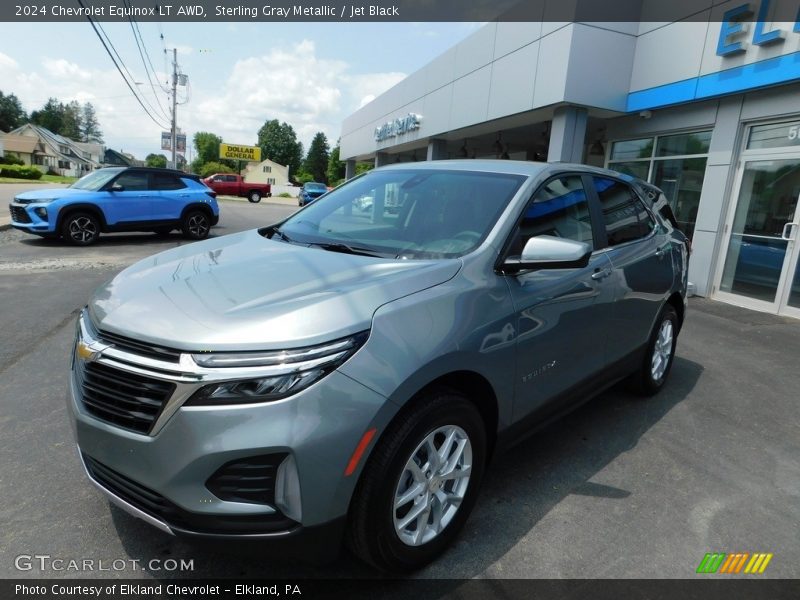 Sterling Gray Metallic / Jet Black 2024 Chevrolet Equinox LT AWD