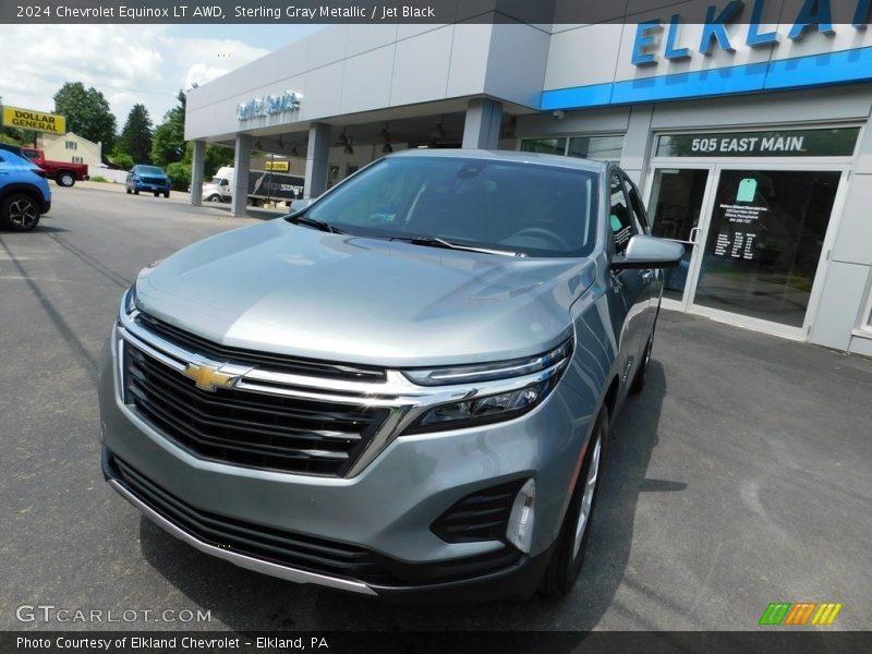 Sterling Gray Metallic / Jet Black 2024 Chevrolet Equinox LT AWD
