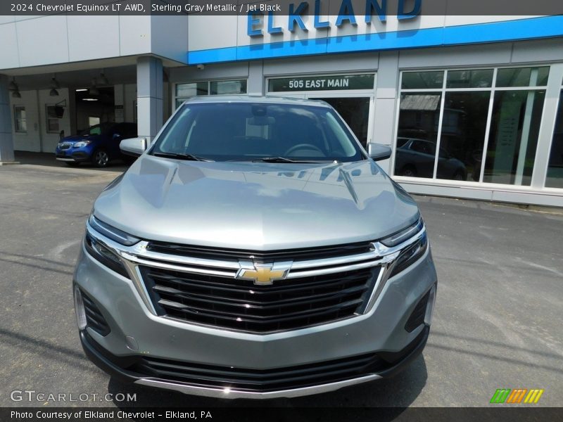 Sterling Gray Metallic / Jet Black 2024 Chevrolet Equinox LT AWD