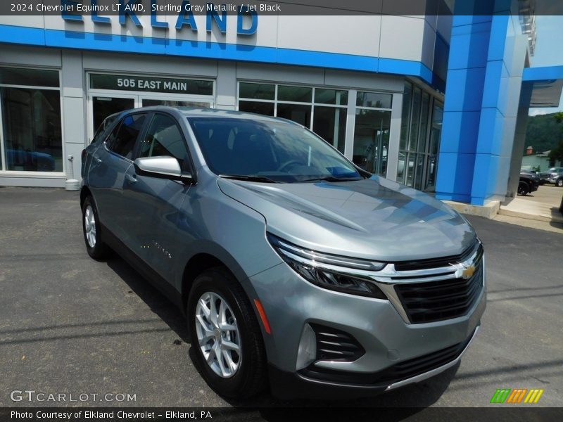 Sterling Gray Metallic / Jet Black 2024 Chevrolet Equinox LT AWD