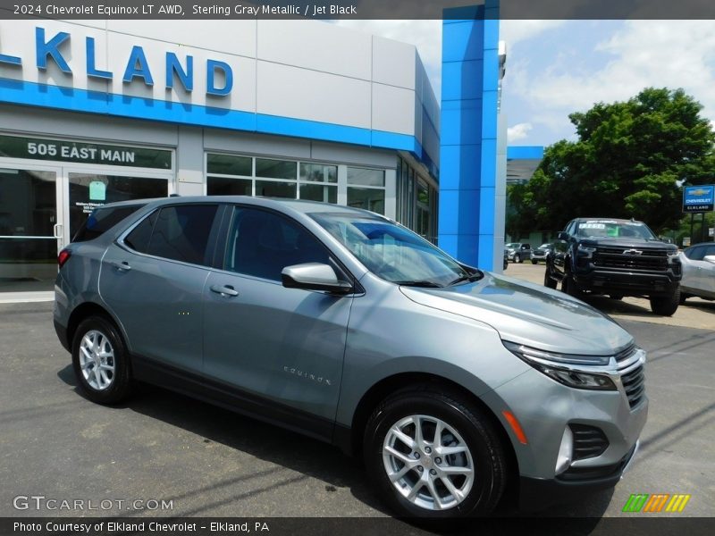 Sterling Gray Metallic / Jet Black 2024 Chevrolet Equinox LT AWD