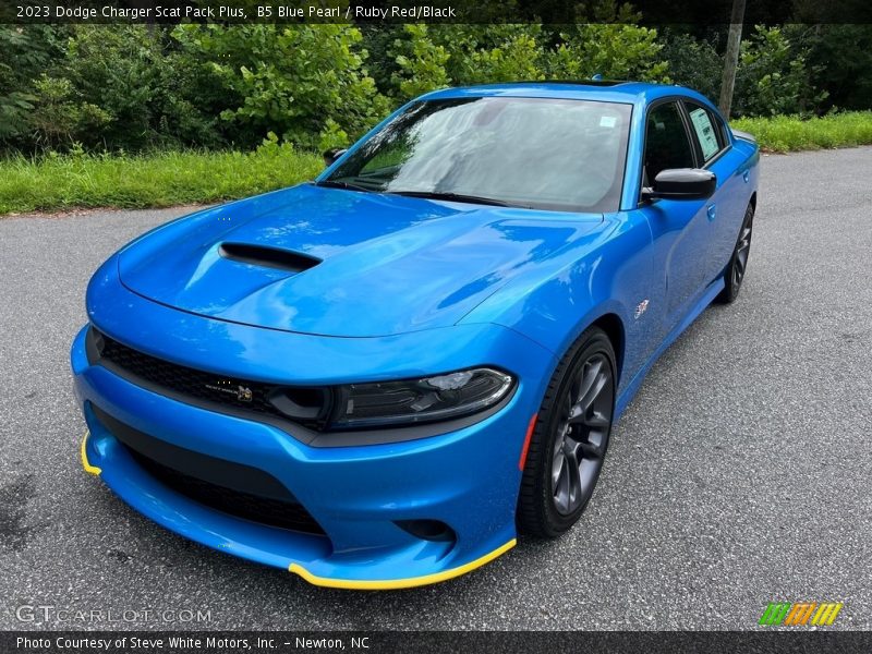 B5 Blue Pearl / Ruby Red/Black 2023 Dodge Charger Scat Pack Plus