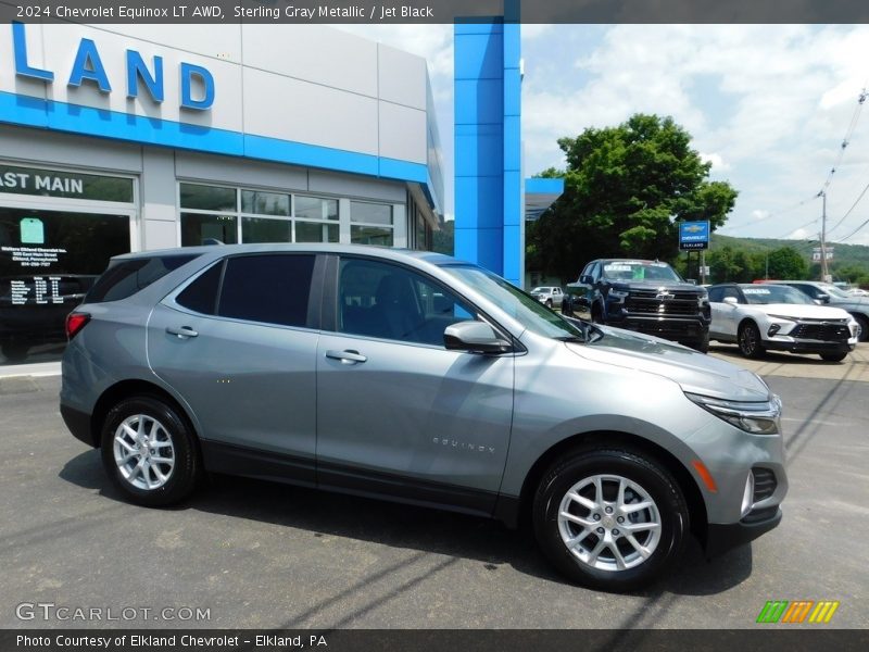 Sterling Gray Metallic / Jet Black 2024 Chevrolet Equinox LT AWD