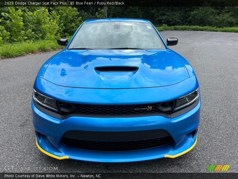 B5 Blue Pearl / Ruby Red/Black 2023 Dodge Charger Scat Pack Plus