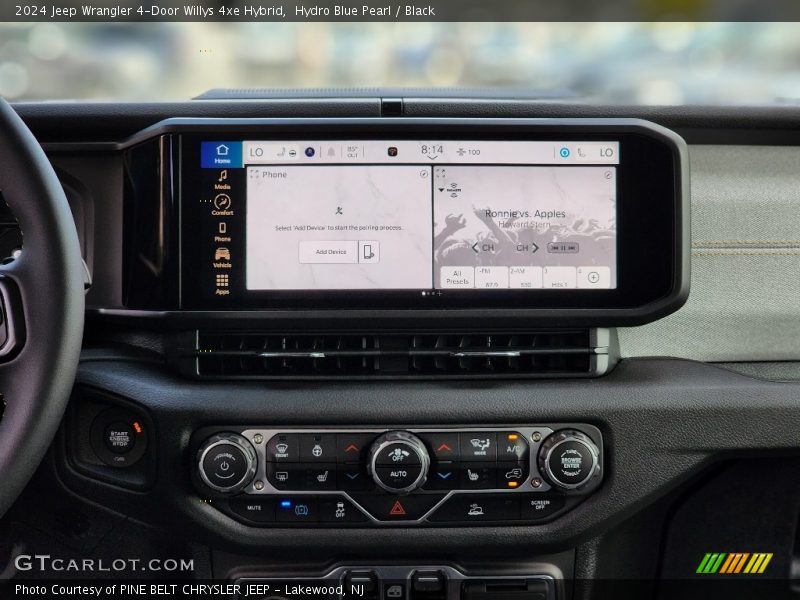 Controls of 2024 Wrangler 4-Door Willys 4xe Hybrid