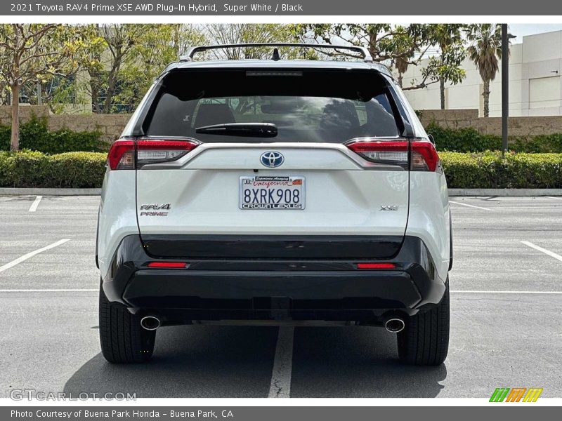 Super White / Black 2021 Toyota RAV4 Prime XSE AWD Plug-In Hybrid