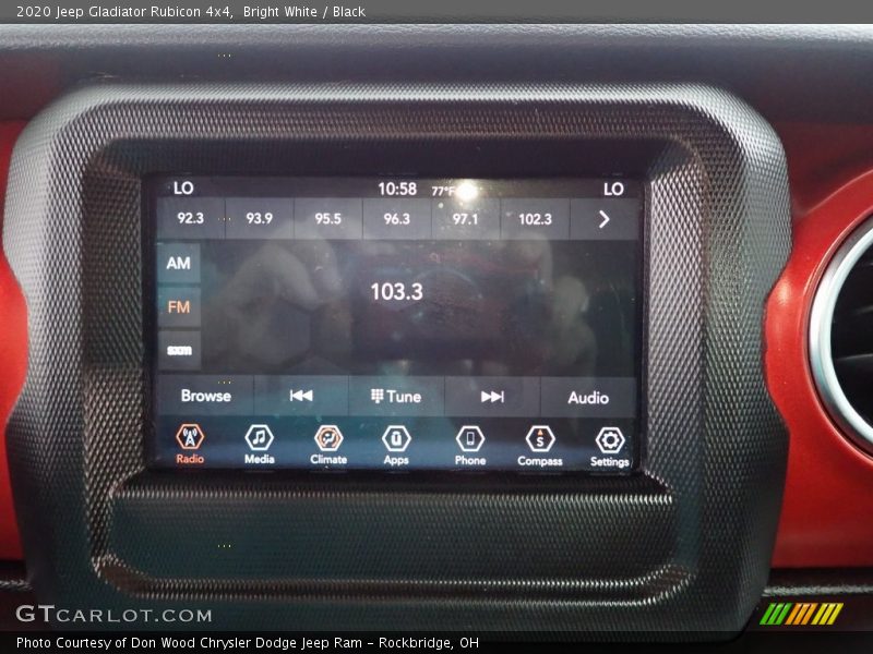 Bright White / Black 2020 Jeep Gladiator Rubicon 4x4