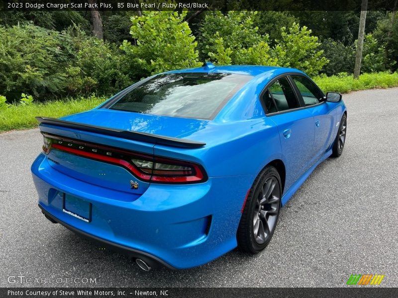 B5 Blue Pearl / Ruby Red/Black 2023 Dodge Charger Scat Pack Plus