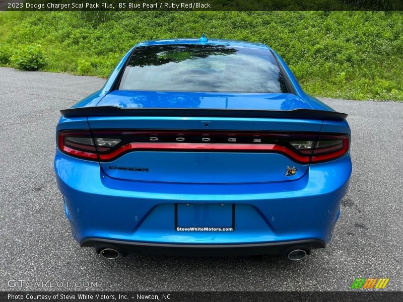 B5 Blue Pearl / Ruby Red/Black 2023 Dodge Charger Scat Pack Plus