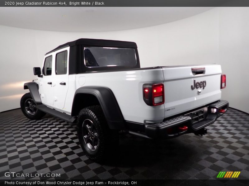 Bright White / Black 2020 Jeep Gladiator Rubicon 4x4