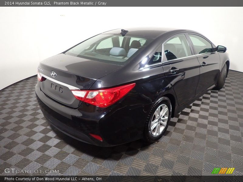 Phantom Black Metallic / Gray 2014 Hyundai Sonata GLS