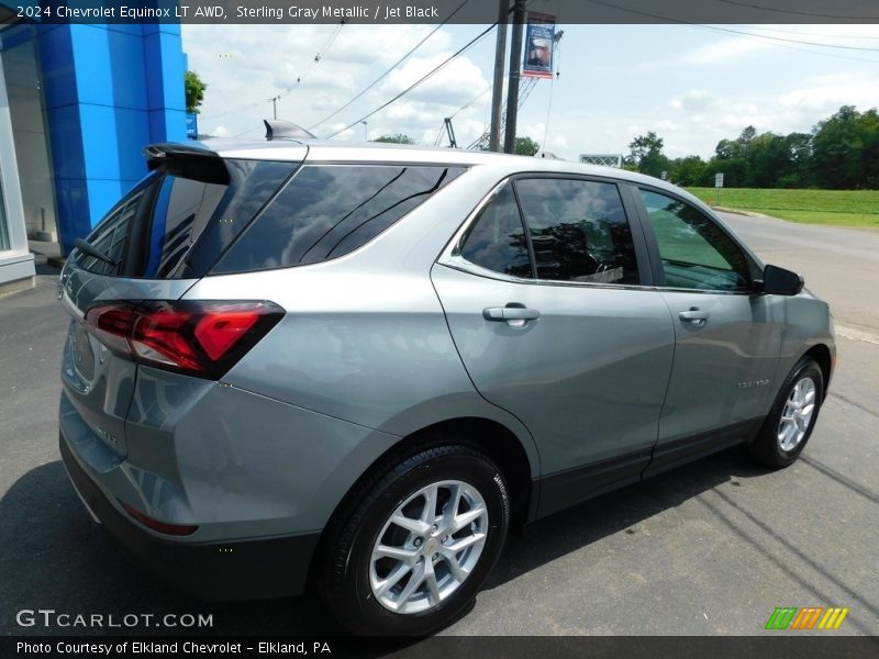 Sterling Gray Metallic / Jet Black 2024 Chevrolet Equinox LT AWD