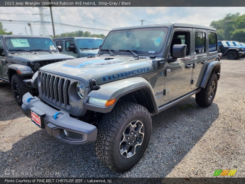Sting-Gray / Black 2023 Jeep Wrangler Unlimited Rubicon 4XE Hybrid