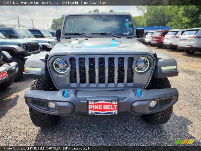 Sting-Gray / Black 2023 Jeep Wrangler Unlimited Rubicon 4XE Hybrid